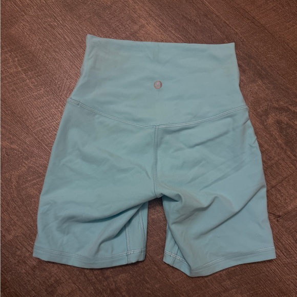 Lululemon Cyan Blue 6" Align Shorts - Picture 2 of 3